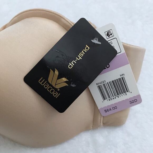 Wacoal NWT Strapless Beige Push Up Bra Women 32DD** Pls See Description - Picture 7 of 12